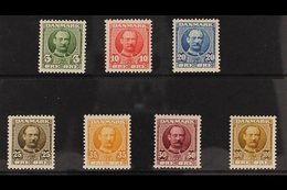 1907-12 Frederik VIII Complete Set, SG 121/130, Very Fine Mint. (7 Stamps) For More Images, Please Visit Http://www.sand - Other & Unclassified