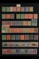 1891-1936 OLD TIME MINT COLLECTION. A Most Useful, Old Time Mint Collection Presented Chronologically On Stock Pages, Ch - Falklandinseln