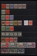1903-1970 FINE MINT COLLECTION On Stock Pages, ALL DIFFERENT, Some QEII Issues Are Never Hinged. Includes 1903 Set To 5d - Fidji (...-1970)