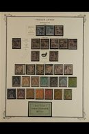 CONGO 1891-1900 ATTRACTIVE COMPREHENSIVE COLLECTION In Hingeless Mounts On Leaves, Includes 1891-92 5c On 1c & 5c On 15c - Autres & Non Classés