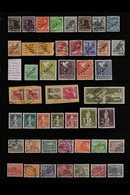 1949-1956 ATTRACTIVE COMPREHENSIVE USED COLLECTION On Stock Pages, Includes 1949 "BERLIN" Opts In Black Set To 80pf (mos - Autres & Non Classés