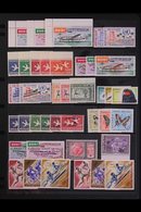 1959-1968 AIR POST ISSUES. SUPERB NEVER HINGED MINT COLLECTION On Stock Pages, All Different, Includes 1959 Aircraft Set - Guinea (1958-...)