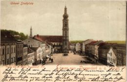 CPA AK Deggendorf Unterer Stadtplatz GERMANY (892391) - Deggendorf