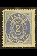 1873 2sk Blue Perf 14x13½, SG 1 (Facit 1), Mint With Large Part OG. Fresh And Attractive. For More Images, Please Visit  - Autres & Non Classés