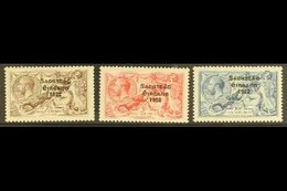 1925 Seahorses Set With Narrow Date, SG 83/85, Fine Mint. (3 Stamps) For More Images, Please Visit Http://www.sandafayre - Andere & Zonder Classificatie
