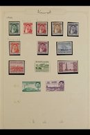 1923-1961 INTERESTING OLD COLLECTION A Most Useful "Old Time" Mint & Used Collection That Includes KGV  Used 1923 8a & 1 - Koweït