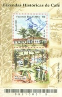 BRAZIL #2881 -  COFFEE HISTORICAL  FARMS  - COLONIAL PERIOD  - MINT  2003 - Unused Stamps