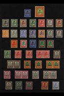 TRENGGANU 1921-41 SULTAN SULEIMAN MINT COLLECTION With Varieties Presented On A Stock Page That Includes 1921-41 MCA Wmk - Autres & Non Classés