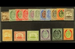 1904-14 (wmk Mult Crown CA) Complete Set, SG 45/63, Very Fine Mint. (17 Stamps) For More Images, Please Visit Http://www - Malte (...-1964)