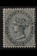 1879-80 13c Slate, Watermark Crown CC, SG 95, Fine Mint. For More Images, Please Visit Http://www.sandafayre.com/itemdet - Mauritius (...-1967)