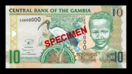 Gambia 10 Dalasis 2006-2013 Pick 26c Specimen SC UNC - Gambie