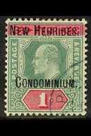 1908 1s Green And Carmine, Wmk Crown CA, SG 9, Very Fine Used. For More Images, Please Visit Http://www.sandafayre.com/i - Other & Unclassified