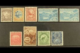 1898 PICTORIAL ½d To Both 2½d, 4d To 8d, SG 246/250, 252/255, Fine Mint. (9) For More Images, Please Visit Http://www.sa - Otros & Sin Clasificación