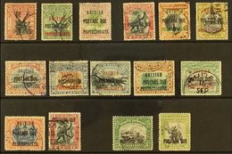 POSTAGE DUES 1897 - 1930 Fine Postally Used Selection With Cds Cancels Including 1902 Vals To 24c, 1906 4c Black And Car - North Borneo (...-1963)