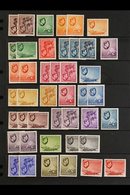 1938-49 Complete KGVI Pictorial Set, SG 135/149, With Most Additional Paper Changes And Shades Incl. 9c (3), 18c (3), 45 - Seychelles (...-1976)