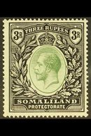1912-19 3r Green & Black, SG 71, Fine Mint For More Images, Please Visit Http://www.sandafayre.com/itemdetails.aspx?s=62 - Somaliland (Herrschaft ...-1959)