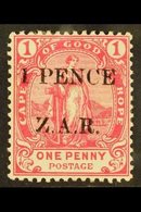 CAPE OF GOOD HOPE VRYBURG Boer Occupation 1899 1 PENCE Rose, SG 2, Mint Large Hinge Remain, Fresh & Attractive For More  - Unclassified