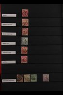 CAPE OF GOOD HOPE POSTMARKS COLLECTION, Mostly On Single, "Seated Hope" Design Stamps, Good Range With Many Different Of - Zonder Classificatie