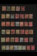 CAPE OF GOOD HOPE POSTMARKS 1864-1910 Collection With Various "Hope Seated" Types To 5s (incl A Few Surcharges), "Hope S - Sin Clasificación