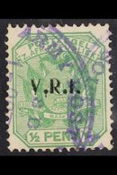 LYDENBURG 1900 (Sept) ½d Green Of Transvaal With "V.R.I." Overprint, SG 1, Fine Used With Part "ARMY POST OFFICE / SOUTH - Ohne Zuordnung