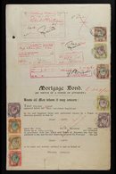 REVENUES ON DOCUMENT 1921 DEED OF TRANSFER with Various 1913 Type KGV Revenues Affixed With Values To £2 & £5 And 1925 M - Unclassified