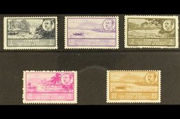 GUINEA 1949 San Carlos Bay Peseta Top Values 1p - 10p, SG 342/346, Never Hinged Mint (5 Stamps) For More Images, Please  - Other & Unclassified