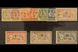 1919 T.E.O. 3 Line Surcharge Set Complete, SG 16-20, Fine To Very Fine Mint. (10 Stamps) For More Images, Please Visit H - Syria