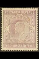 1902 2s 6d Lilac, DLR Printing, Ed VII, SG 260, Good Mint, Faint Tone Spot On Reverse. For More Images, Please Visit Htt - Unclassified