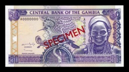 Gambia 50 Dalasis 1996 Pick 19s Specimen SC UNC - Gambie