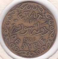 Syrie - Protectorat Française, 5 Piastres 1936 Aile, En Bronze Aluminium , Lec# 27 - Syrien