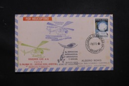 ARGENTINE - Enveloppe Par Hélicoptère En 1972, Affranchissement Et Cachets Plaisants - L 42419 - Covers & Documents