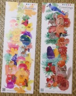 Japan 2019 Autumn Greeting 2 Sheets MNH** - Unused Stamps