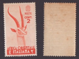 AFRICA ORIENTALE !!! 1938 2 CT. SERIE PITTORICA NUOVO MNH** !!! 1 - Oost-Afrika