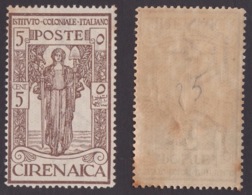 CIRENAICA !!! 1926 5 CT. + 5  PRO ISTITUTO COLONIALE !!! 32 - Cirenaica