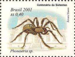 BRAZIL #2782c  -  SPIDER PHONEUTRIA SP  -  INSTITUTE BUTANTAN   - 2001 - Ongebruikt