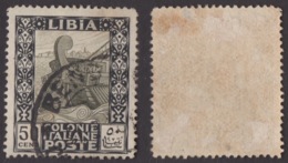 LIBIA !!! 1924 50 CT. SERIE PITTORICA SENZA FILIGRANA D. 14 !!! 51 - Libië