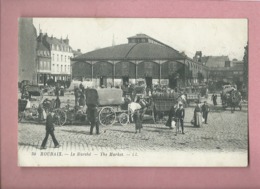 CPA  Abîmée -  Roubaix  - Le Marché -  The Marché - Roubaix