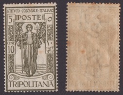 TRIPOLITANIA !!! 1926 10 CT. + 5 SERIE PRO ISTITUTO COLONIALE !!! 34 - Tripolitaine