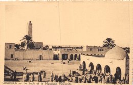 A-19-4010 : OUARGLA. LE SOUK ET LA MOSQUEE MOZABITE. - Ouargla