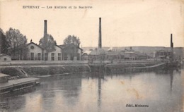 Thème.  Industrie . Sucrerie     Epernay  51     (Voir Scan) - Industrial