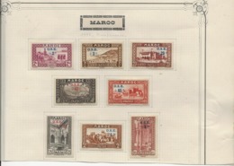 MAROC - SERIE N° 153 A 160 - NEUF X SURCHARGEE O.S.E. ANNEE 1938  -COTE :44 € - Nuevos