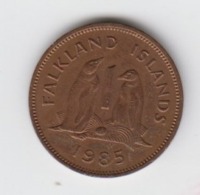 Falkland Islands 1p 1985 Penguin Circulated - Falkland Islands