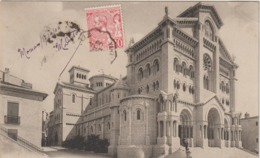 Monaco : La  Cathédrale : Vue  , Timbre - Cattedrale Dell'Immacolata Concezione