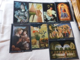 LOT DE 8 CARTES MUSEE DE SAN MARCO ET UFFIZI ....GHIRLANDAIO ...LIPPI ...BOTTICELLI ETC.... - 5 - 99 Cartes