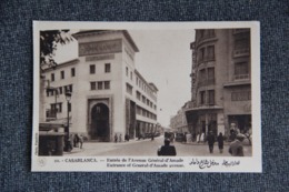 CASABLANCA - Entrée De L'Avenue Général D'Amade - Casablanca