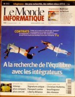 Le Monde Informatique N° 959 - 15/11/2002 (TBE+) - Informatica