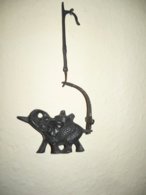 Bronze Öllampe In Elefanten-Form Indisch Ca. 1900 (791) Preis Reduziert - Bronzes