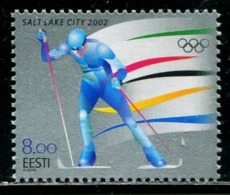 AT4207 Estonia 2002 Salt Lake City Winter Olympics 1V MNH - Winter 2002: Salt Lake City - Paralympic