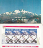 India 2005  Ascent Of Mount Everest  P&T Issue Climbing  Stamp Booklet  #   22425  D - Bergsteigen