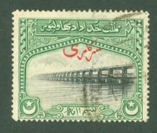 Bahawalpur: 1945   Official - Panjnad Weir OVPT  SG O1   ½a    Used - Bahawalpur